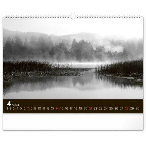 Nástěnný kalendář Snová krajina 2024, 48 × 33 cm - obrázek