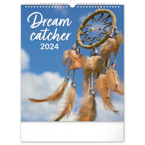 Nástěnný kalendář Lapač snů 2024, 30 × 34 cm