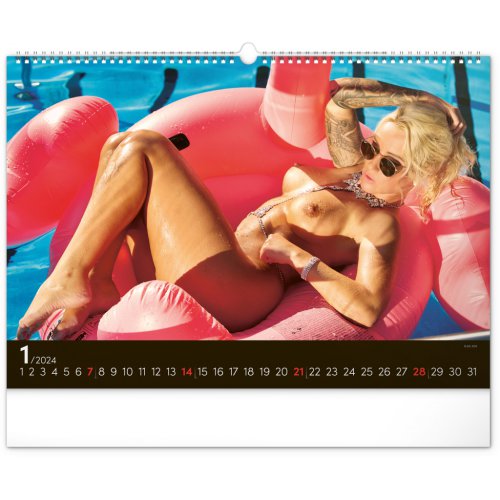 Nástěnný kalendář Summer Paradise 2024, 48 × 33 cm - obrázek