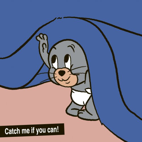Poznámkový kalendář Tom a Jerry 2024, 30 × 30 cm - obrázek