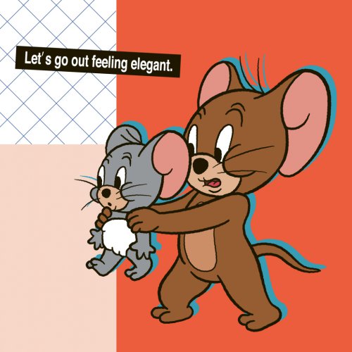 Poznámkový kalendář Tom a Jerry 2024, 30 × 30 cm - obrázek
