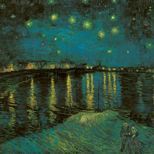 Poznámkový kalendář Vincent van Gogh 2024, 30 × 30 cm - obrázek