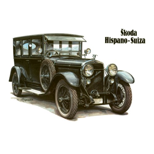 Poznámkový kalendář Classic Cars – Václav Zapadlík, 2024, 30 × 30 cm - obrázek