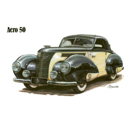 Poznámkový kalendář Classic Cars – Václav Zapadlík, 2024, 30 × 30 cm - obrázek