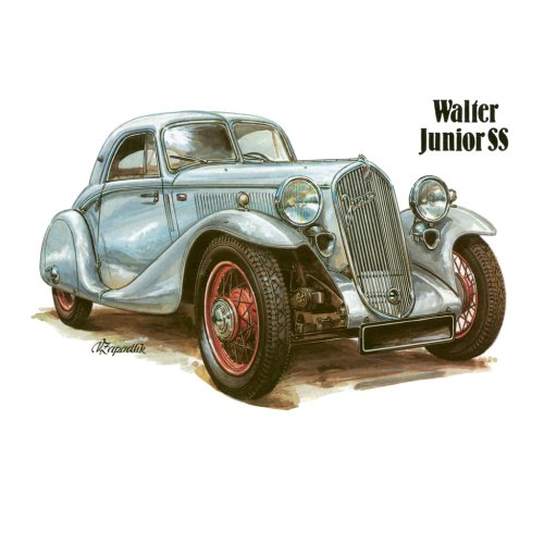 Poznámkový kalendář Classic Cars – Václav Zapadlík, 2024, 30 × 30 cm - obrázek