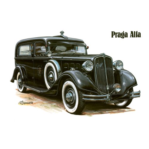 Poznámkový kalendář Classic Cars – Václav Zapadlík, 2024, 30 × 30 cm - obrázek