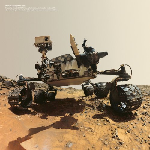 Poznámkový kalendář NASA 2024, 30 × 30 cm - obrázek