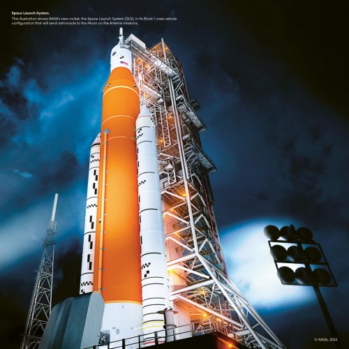 Poznámkový kalendář NASA 2024, 30 × 30 cm - obrázek