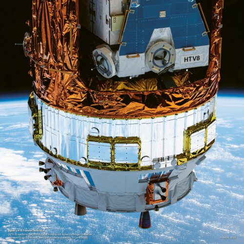Poznámkový kalendář NASA 2024, 30 × 30 cm - obrázek