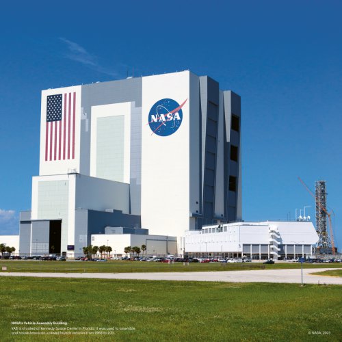 Poznámkový kalendář NASA 2024, 30 × 30 cm - obrázek
