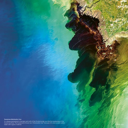 Poznámkový kalendář NASA 2024, 30 × 30 cm - obrázek