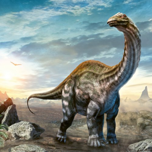 Poznámkový kalendář Dinosauři 2024, 30 × 30 cm - obrázek