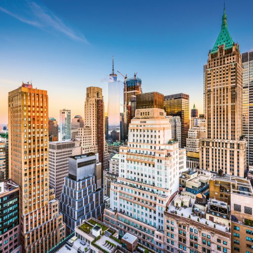 Poznámkový kalendář New York 2024, 30 × 30 cm - obrázek
