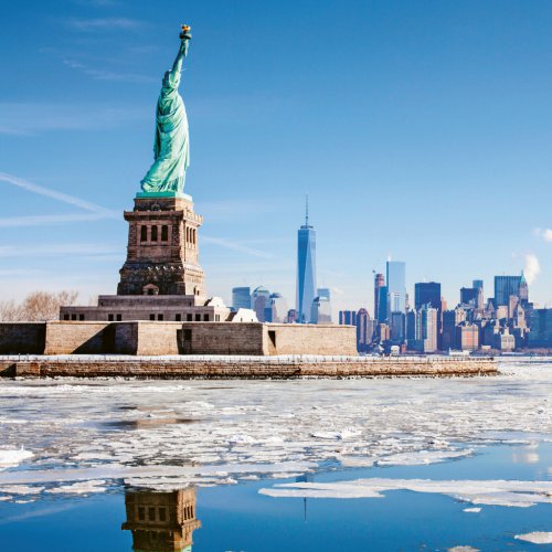 Poznámkový kalendář New York 2024, 30 × 30 cm - obrázek