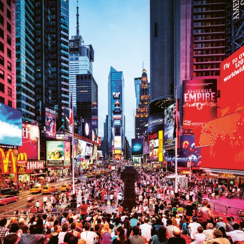Poznámkový kalendář New York 2024, 30 × 30 cm - obrázek