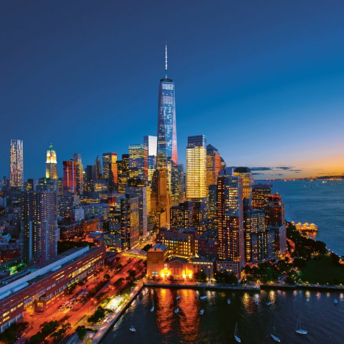 Poznámkový kalendář New York 2024, 30 × 30 cm - obrázek