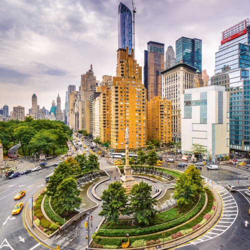 Poznámkový kalendář New York 2024, 30 × 30 cm - obrázek