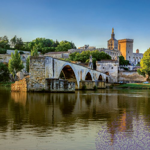 Poznámkový kalendář Provence 2024, voňavý, 30 × 30 cm - obrázek