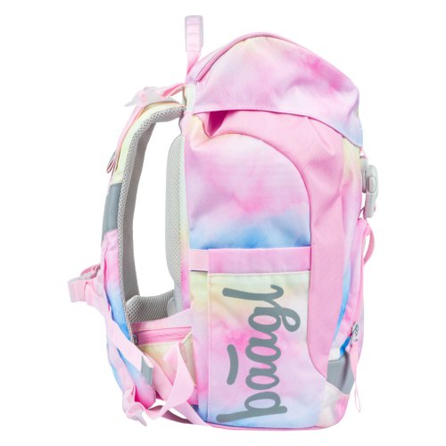 Školní set BAAGL 3 Airy Rainbow Unicorn: aktovka, penál, sáček - obrázek