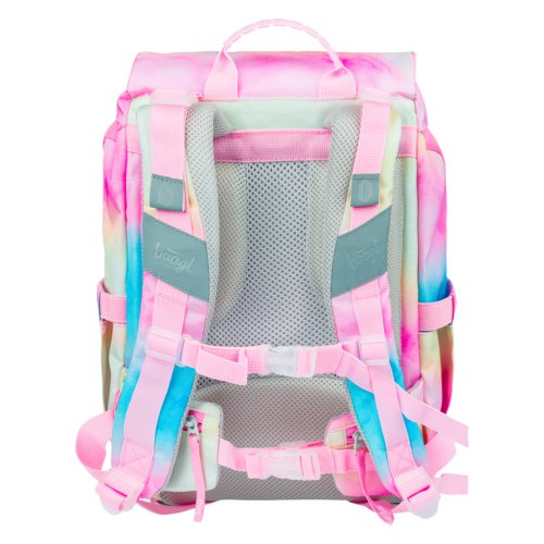 Školní set BAAGL 3 Airy Rainbow Unicorn: aktovka, penál, sáček - obrázek