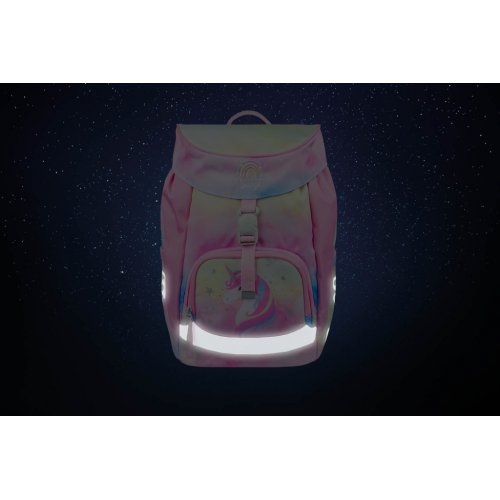 Školní set BAAGL 3 Airy Rainbow Unicorn: aktovka, penál, sáček - obrázek