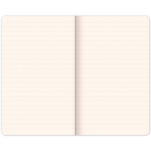 Notes Modrý, linkovaný, 13 × 21 cm - obrázek