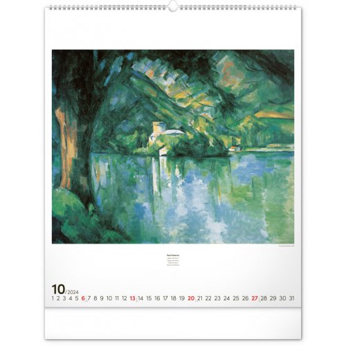 Nástěnný kalendář Impresionismus 2024, 48 × 56 cm - obrázek