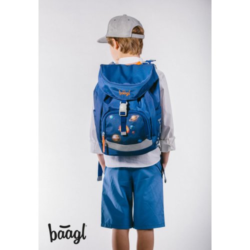 Školní set BAAGL 3 Airy Planety: aktovka, penál, sáček - obrázek