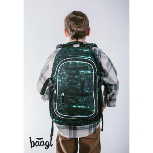 Školní set BAAGL 3 Core Numbers: batoh, penál, sáček - obrázek