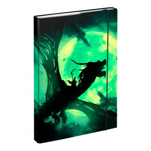 BAAGL SET 5 Ergo Drak: aktovka, penál, sáček, desky, box - obrázek