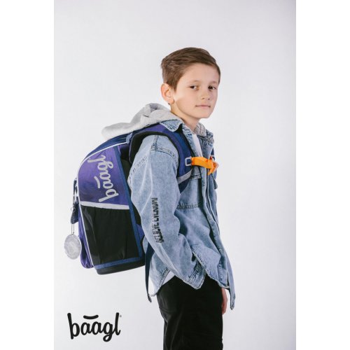 Školní set BAAGL 5 Zippy Planety: aktovka, penál, sáček, desky, box - obrázek