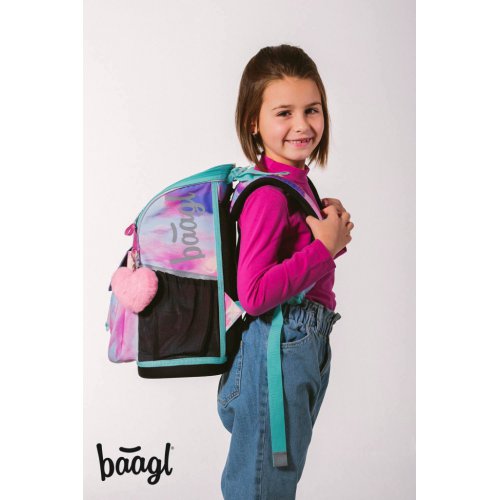 Školní set BAAGL 3 Zippy Sova: aktovka, penál, sáček - obrázek