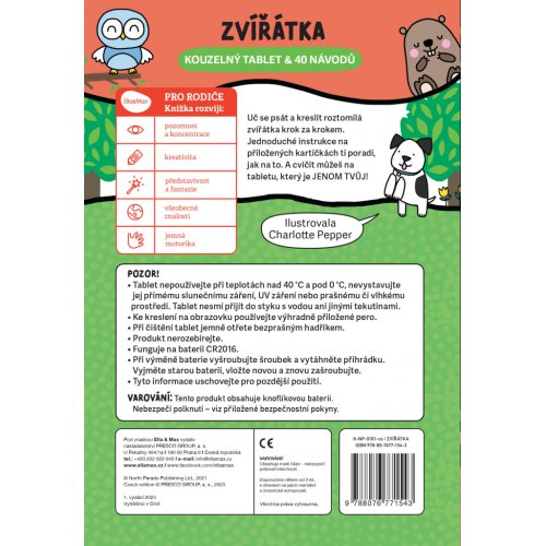 Kouzelný tablet & 40 návodů – ZVÍŘÁTKA - obrázek