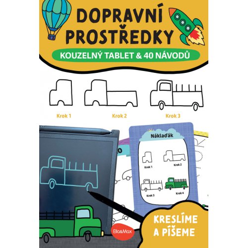 Kouzelný tablet & 40 návodů – DOPRAVNÍ PROSTŘEDKY - obrázek