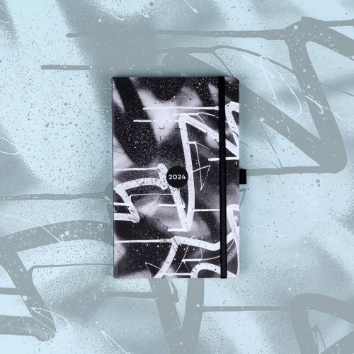 Týdenní diář Graffiti 2024, 13 × 21 cm - obrázek