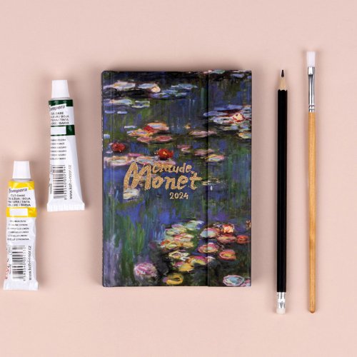 Týdenní magnetický diář Claude Monet 2024, 11 × 16 cm - obrázek
