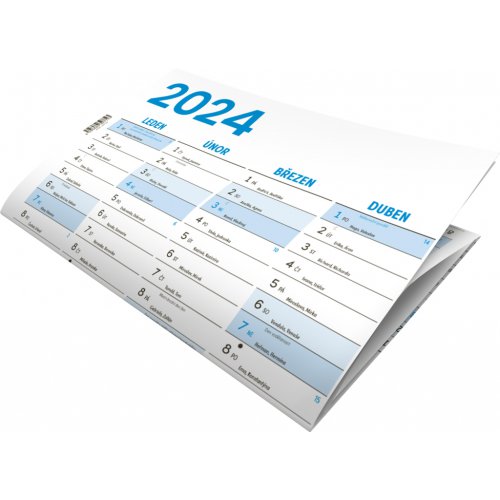 Roční kalendář 2024, B1, 96,4 × 67 cm - obrázek