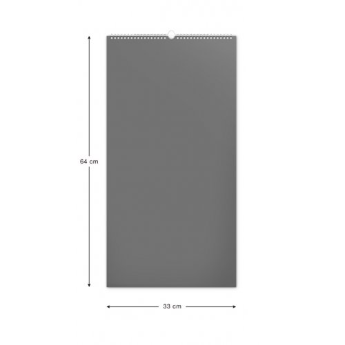 Nástěnný kalendář Rodinný plánovací XXL 2024, 33 × 64 cm - obrázek