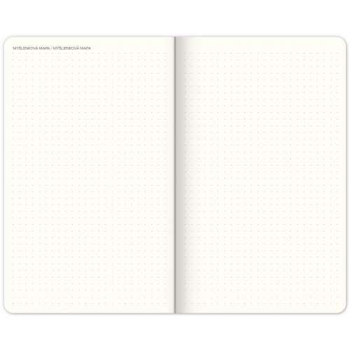 Týdenní nedatovaný diář My Bullet Planner, 13 × 21 cm CZ/SK - obrázek