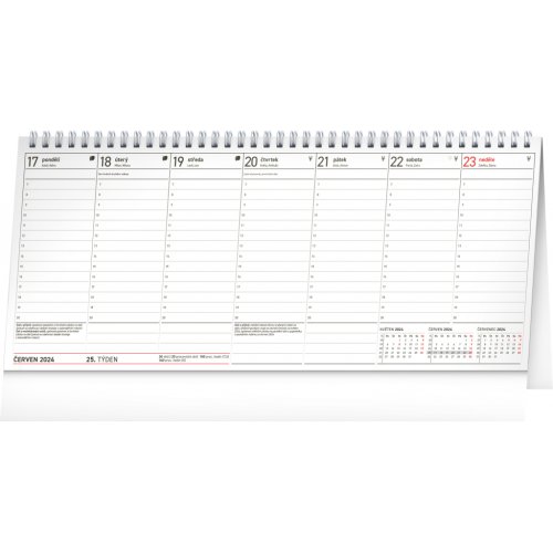 Stolní kalendář Manažerský daňový 2024, 33 × 14,5 cm - obrázek