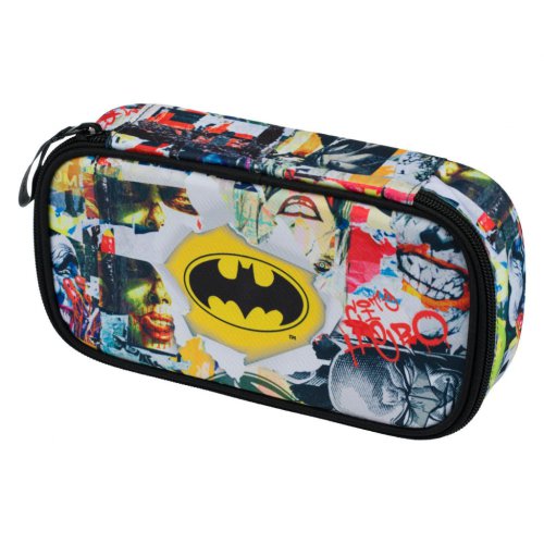 Školní set BAAGL 5 Skate Batman Comics: batoh, penál, sáček, desky, peněženka - obrázek