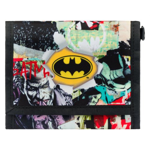 Školní set BAAGL 5 Skate Batman Comics: batoh, penál, sáček, desky, peněženka - obrázek