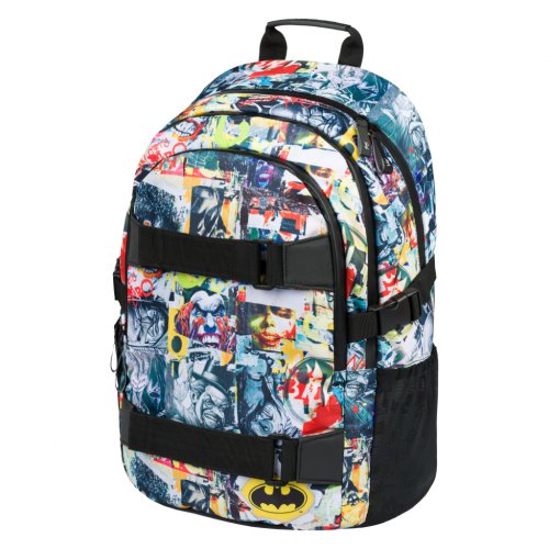 Školní set BAAGL 5 Skate Batman Comics: batoh, penál, sáček, desky, peněženka - obrázek