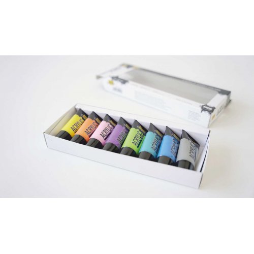 Sada Akrylová barva MIXED COLORS SOLO GOYA 20 ml 8 barev - 84177_SOLOGOYA_Acrylic_8erSet_MixedColors_1_RGB.jpg