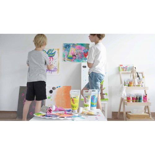 Umělecká barva KIDS ART pro děti 75 ml BÍLÁ - 433_KREUL_KidsArtKinder_7.jpg