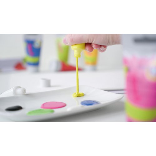 Umělecká barva KIDS ART pro děti 75 ml FLUORESCENTNÍ RŮŽOVÁ - 433_KREUL_KidsArtKinder_1.jpg