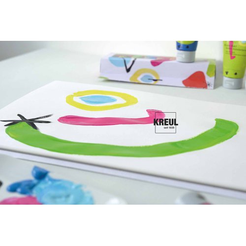 Umělecká barva KIDS ART pro děti 75 ml FLUORESCENTNÍ RŮŽOVÁ - 433_KREUL_KidsArtKinder_5.jpg