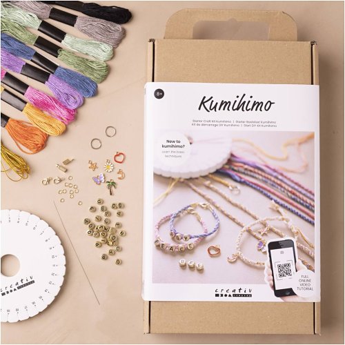Startovací sada KUMIHIMO - NÁRAMEK PŘÁTELSTVÍ - obrázek