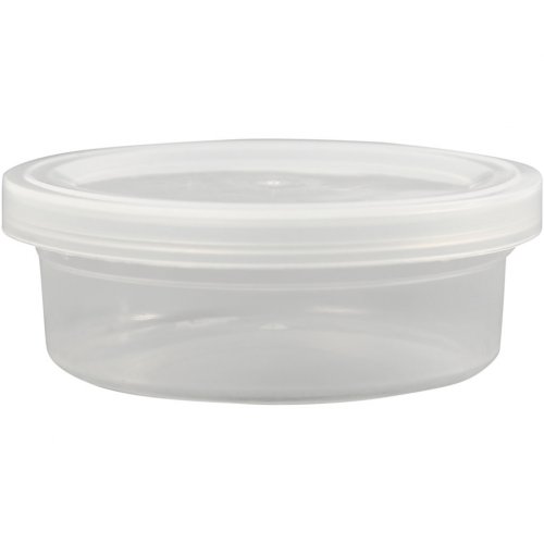 PLASTOVÝ KELÍMEK S VÍČKEM pro uchování  barev - 30 ml, 75 ks v balení - obrázek
