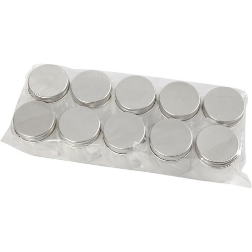 Plastová lahvička se šroubovacím víčkem - 50 ml, 10 ks v balení - obrázek